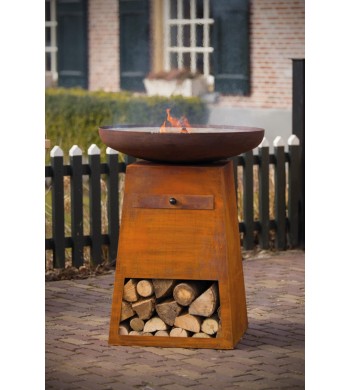 Braséro Orion Classic rouille + Couvercle
